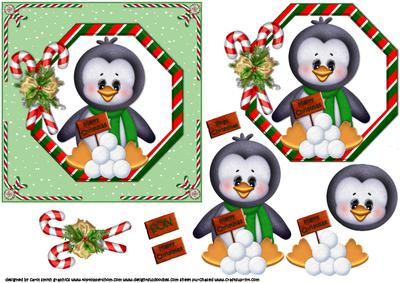 Happy Penguin Christmas Son