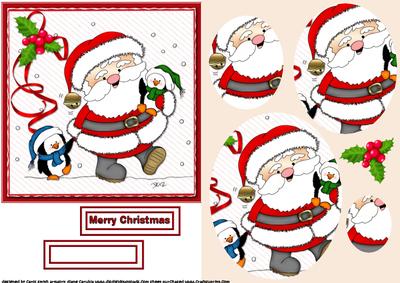 Santa Lets Go Home Red Oval Pyramid