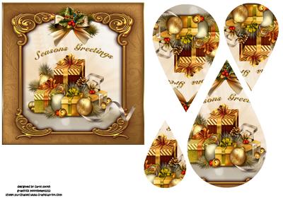 Luxury Christmas Gifts Teardrop Pyramid