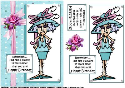 Stella Old Age Is -  Quick Card
