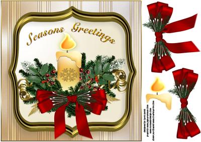 8x8 the Christmas Candle