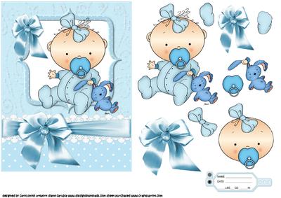 New Baby Boy with Teddy