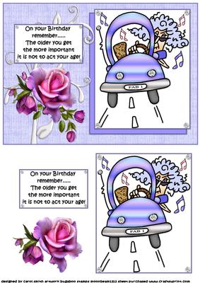Stella Act Your Age Quick Card