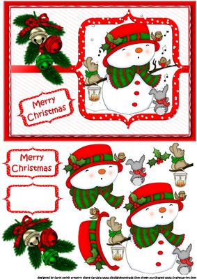 The Snowmans Carol Red