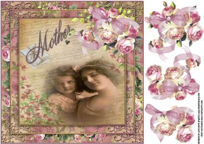 8x8 Vintage Shabby Chic for Mother