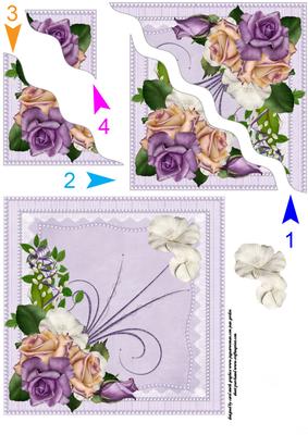 Antique Roses and Pearls Side Stacker