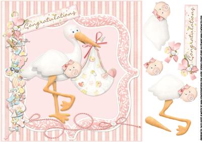 8x8 New Baby Girl