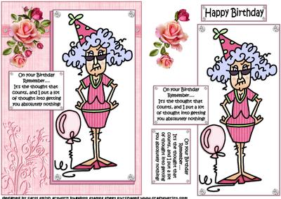 Stella Put Thought Into Your Birthday Quick Card