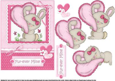 Fur-ever Mine Bunny Valentine