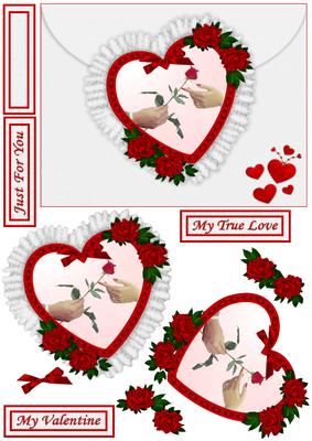 My True Love Faux Envelope