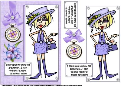 J.j Growing Old Gracefully Quick Card