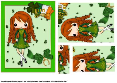 The Irish Dancer Has Irish Spirit Pyramid
