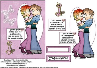 Love is in the Air Quick Card