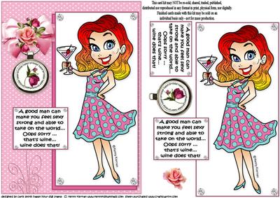 Jenny Knows What Wine Can Do Quick Card