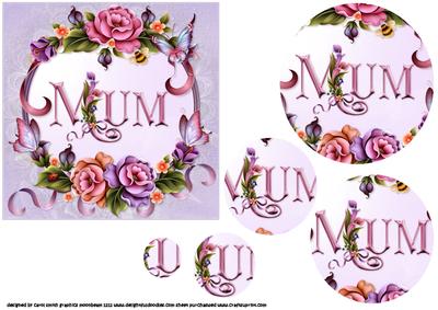 Circle of Flowers for Mum Pyramid