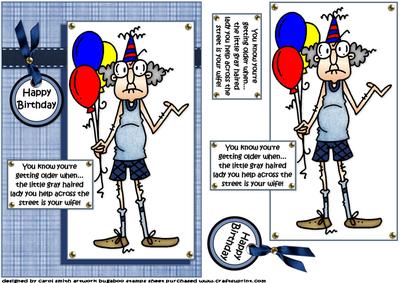 Gus is Getting Older Quick Card