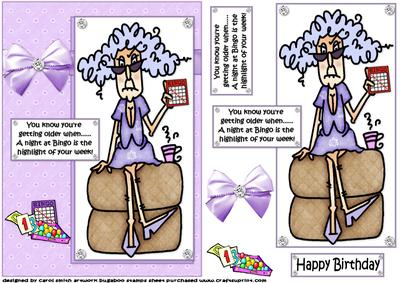 Stella Loves Her Bingo Quick Card