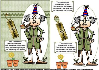 Gus Remembers Bill & Ben Quick Card