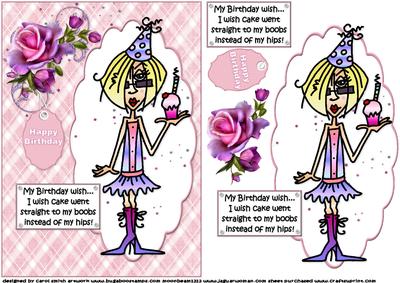 J.j Has a Birthday Wish Quick Card