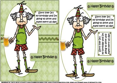Gus is Making Merry Quick Card