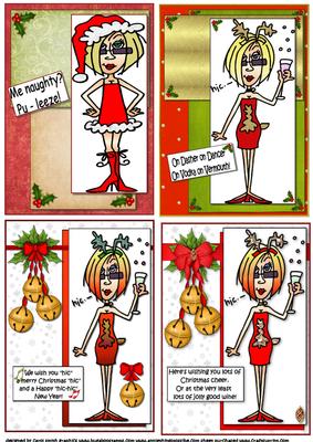 Selection of Four J.j Christmas Toppers