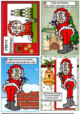 Selection of Four Gus Christmas Toppers