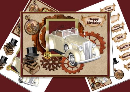 Steampunk Vintage Car Mini Kit