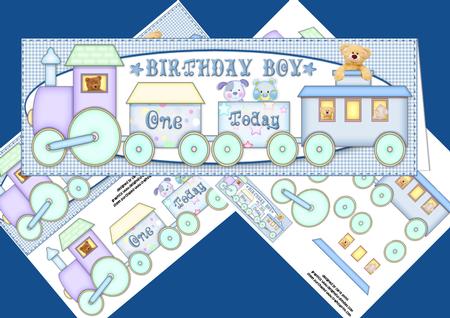 Large Dl Birthday Boy 1 Today Mini Kit