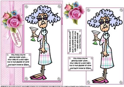 Stella Loves a Good Night Out Quick Card