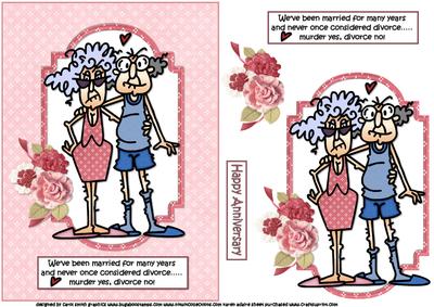 Stella and Gus Married for Many Years Quick Card