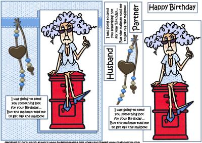 Stella and the Mailman Quick Card