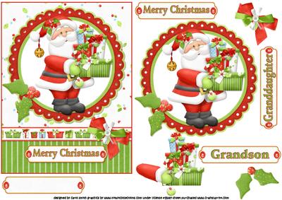 Jolly Santa Quick Card