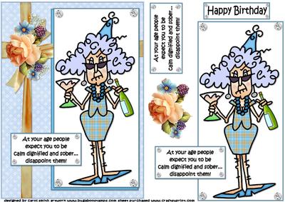 Stella Dissappoints People Quick Card