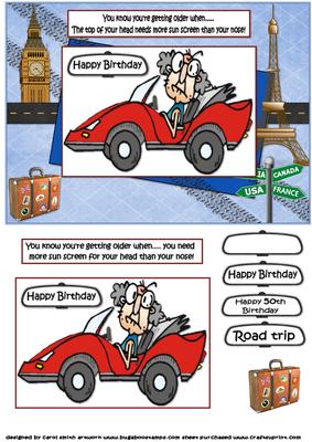 Gus is on a Road Trip for His 50th Quick Card