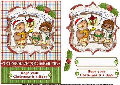Hope Your Christmas is a Hoot Quick Card