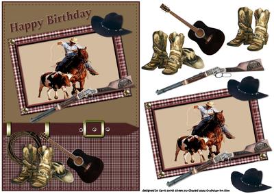 The Birthday Cow Poke One for the Men