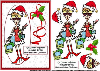 Rita is Christmas Shopping