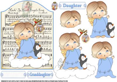 Angel Anya Shaped Christmas Topper