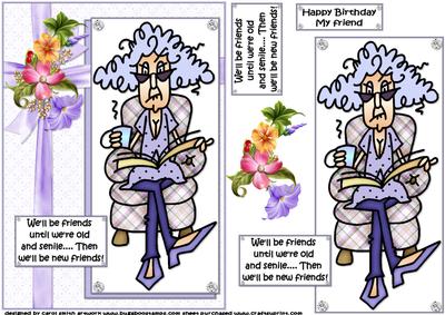 Stella Happy Birthday Friend Quick Card