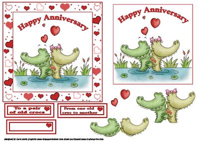 Happy Anniversary from One Old Croc to Another