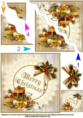 Luxury Golden Gifts Side Stacker