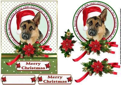 German Shepherd Christmas Wishes