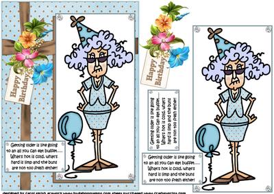 Stella About Getting Older Quick Card