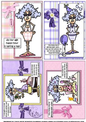 Selection of Four Stella Birthday Toppers