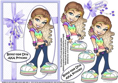 Teen Diva and Her Blood Type