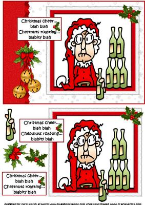 Gus Sends Christmas Wishes Quick Card