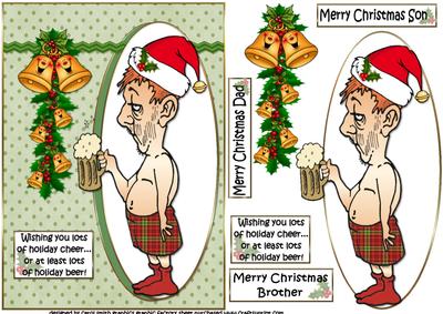 Bert Sends Christmas Wishes Quick Card