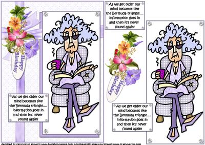 Stella and the Bermuda Triangle Quick Card