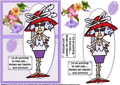 Stella Would Do Anything to Lose 10lb Quick Card