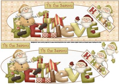 Believe Christmas Large Dl